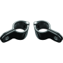 Kuryakyn 7481 Magnum Quick Clamp 1inch Gloss Black (Pair)