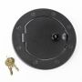 Locking Gas Cap Door Tex tured Black 07-18 Jeep