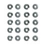 Moroso 97037 Oil Pan Nuts - 1/4in x 28in - 20 Pack