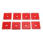 Energy Suspension Pad 2in Sq X 7/16in Id X 1/4in H - Red
