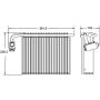 BEHR AE 110 000P A/C Evaporator Core