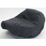 Mustang Motorcycle 77631 Mustang Harley Solo Seat Rain Covers - Black