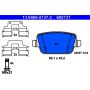 ATE 602737 ATE Original Semi-Metallic Rear Disc Brake Pad Set 602737 for Land Rover, Volvo