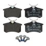 ATE 602820 ATE Original Semi-Metallic Rear Disc Brake Pad Set 602820 for Audi, Volkswagen