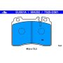 ATE 604202 ATE Original Semi-Metallic Front Disc Brake Pad Set 604202 for Mercedes-Benz
