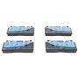 ATE 604879 ATE Original Semi-Metallic Front Disc Brake Pad Set 604879 for Audi, Porsche