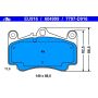 ATE 604999 ATE Original Semi-Metallic Front Disc Brake Pad Set 604999 for Porsche