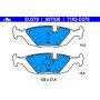 ATE 607036 ATE Original Semi-Metallic Rear Disc Brake Pad Set 607036 for BMW