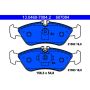 ATE 607084 ATE Semi-Metallic Rear Disc Brake Pad Set 607084 for Dodge, Freightliner