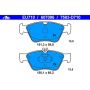 ATE 607086 ATE Original Semi-Metallic Front Disc Brake Pad Set 607086 for Mercedes-Benz