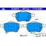 ATE 607122 ATE Original Semi-Metallic Front Disc Brake Pad Set 607122 for Audi, Volkswagen