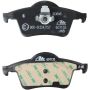 ATE 607135 ATE Original Semi-Metallic Rear Disc Brake Pad Set 607135 for Volvo