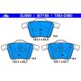 ATE 607189 ATE Original Semi-Metallic Rear Disc Brake Pad Set 607189 for Volvo