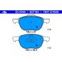 ATE 607193 ATE Semi-Metallic Front Disc Brake Pad Set 607193 for Ford, Mazda, Volvo