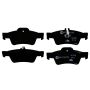 ATE 607259 ATE Original Semi-Metallic Rear Disc Brake Pad Set 607259 for Mercedes-Benz
