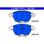 ATE 607285 ATE Original Semi-Metallic Rear Disc Brake Pad Set 607285 for Volkswagen