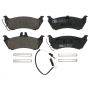 ATE 608007 ATE Original Semi-Metallic Rear Disc Brake Pad Set 608007 for Mercedes-Benz