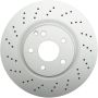 ATE SP32153 ATE Coated Single Pack Front  Disc Brake Rotor SP32153 for Mercedes Benz