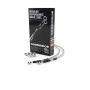 Goodridge YA1005-3FC 81-85 Yamaha XV1000 TR1 Clear Front SS Brake Lines