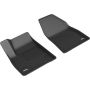 3D MAXpider 20-21 Cadillac XT6 Kagu 1st Row Floormats - Black