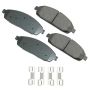 Akebono ACT1080 Akebono ProACT Ultra Premium Ceramic Disc Brake Pad Kit