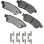 Akebono ACT1100 Akebono ProACT Ultra Premium Ceramic Disc Brake Pad Kit