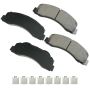 Akebono ACT1414 Akebono ProACT Ultra Premium Ceramic Disc Brake Pad Kit