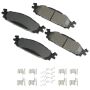 Akebono ACT1508 Akebono ProACT Ultra Premium Ceramic Disc Brake Pad Kit