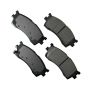 Akebono ACT889 Akebono ProACT Ultra Premium Ceramic Disc Brake Pad Kit