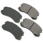 Akebono ACT904 Akebono ProACT Ultra Premium Ceramic Disc Brake Pad Kit