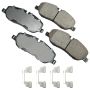 Akebono EUR1098A Akebono EURO Ultra Premium Ceramic Disc Brake Pad Kit
