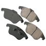 Akebono EUR1241 Akebono EURO Ultra Premium Ceramic Disc Brake Pad Kit