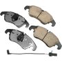 Akebono EUR1322 Akebono EURO Ultra Premium Ceramic Disc Brake Pad Kit