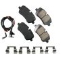 Akebono EUR1692 Akebono EURO Ultra Premium Ceramic Disc Brake Pad Kit