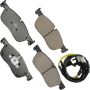 Akebono EUR1838A Akebono EURO Ultra Premium Ceramic Disc Brake Pad Kit
