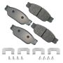 Akebono EUR805 Akebono EURO Ultra Premium Ceramic Disc Brake Pad Kit