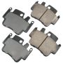 Akebono EUR917 Akebono EURO Ultra Premium Ceramic Disc Brake Pad Kit