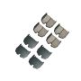Akebono EUR983 Akebono EURO Ultra Premium Ceramic Disc Brake Pad Kit