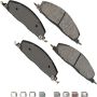 Akebono SDF1400 Akebono Severe Duty Ultra Premium Ceramic Disc Brake Pad Kit