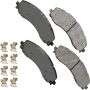 Akebono SDF2223 Akebono Severe Duty Ultra Premium Ceramic Disc Brake Pad Kit