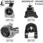ANCHOR MOUNTS 300168 ENGINE MNT KIT