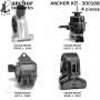 ANCHOR MOUNTS 300168 ENGINE MNT KIT