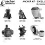 ANCHOR MOUNTS 300211 ENGINE MNT KIT