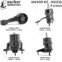 ANCHOR MOUNTS 300232 ENGINE MNT KIT