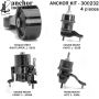 ANCHOR MOUNTS 300232 ENGINE MNT KIT