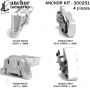 ANCHOR MOUNTS 300251 ENGINE MNT KIT