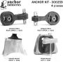ANCHOR MOUNTS 300259 ENGINE MNT KIT