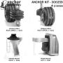ANCHOR MOUNTS 300259 ENGINE MNT KIT