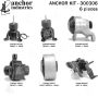 ANCHOR MOUNTS 300306 ENGINE MNT KIT