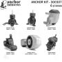 ANCHOR MOUNTS 300307 ENGINE MNT KIT